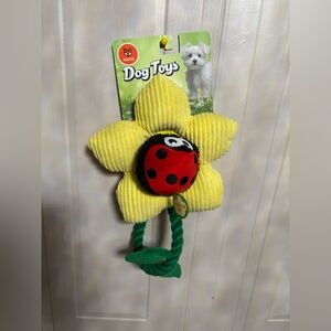 FOFOS Brand New Interactive Flower 🌼 24” Dog Toy- With Clinker Squeaker
